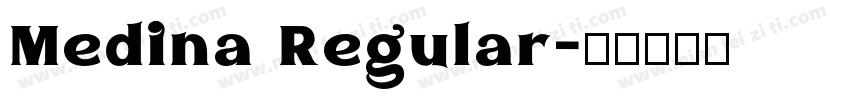Medina Regular字体转换